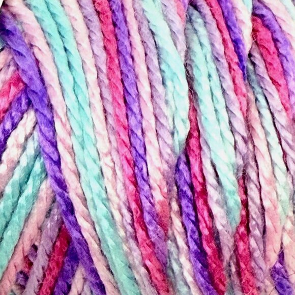 Loops & Threads Acrylic Soft & Shiny Yarn "Teenage Dream" - 3 Skeins Available - Picture 2 of 5